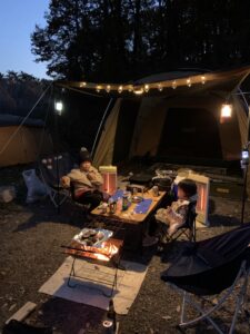 野営キャンプ1