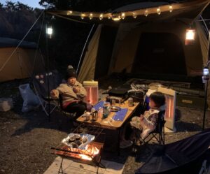 野営キャンプ